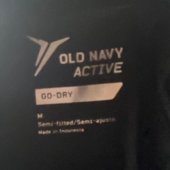 Active Go-Dry Quarter-Zip Top Black Starry Print Lightweight Breathable Stretchy - Picture 3 of 4